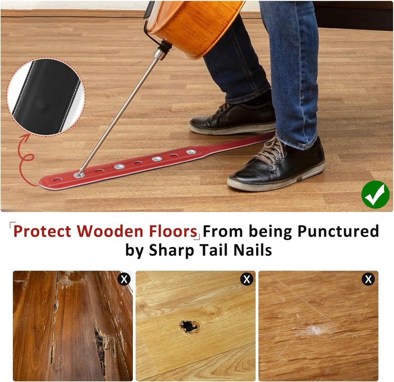 Rockhouse Cello Stopper Accessories, Rock Stop Cello Strap Endpin Anchor Rest Anti Slip Pad Stop Mat Rubber Tip Floor Protector for Cellist Performance, Brown - Image 4